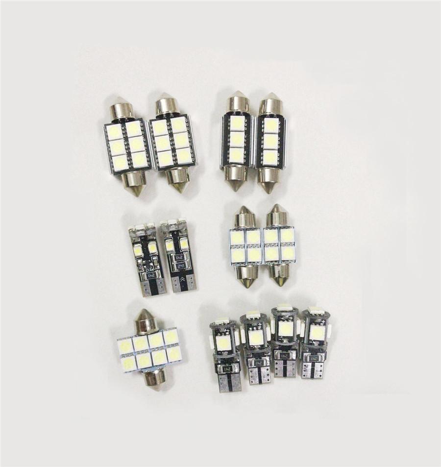 13pc Auto Car Interior LED Light Bulbs Canbus Kit For 2005-2010 VW Volkswagen To