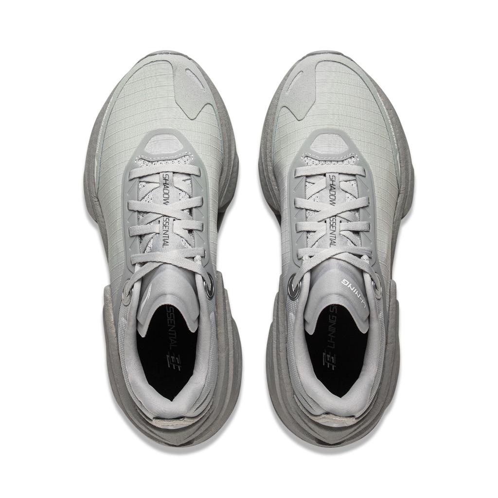Li Ning Shadow 3 Essential Cushioning Abrasion Resistant Support Rebound Low top Running Shoes Women's Brick Gray ARRV002-35