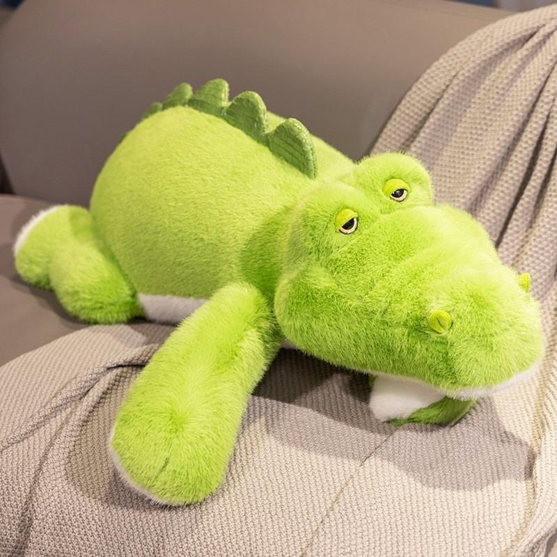 Crocodile Plush Green Toy Animal Stuffed Doll Room Bed Decoration Kids Gift