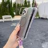 iPhone 17 Pro Max Color-Changing Dragon Magnetic Lens Holder & Lanyard with Apple 16 Bright Color Phone Case