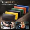 Men's wallet, Tochigi leather, long wallet, genuine leather, large capacity, zipper closure, made by a top-class wallet craftsman, women's wallet, cow