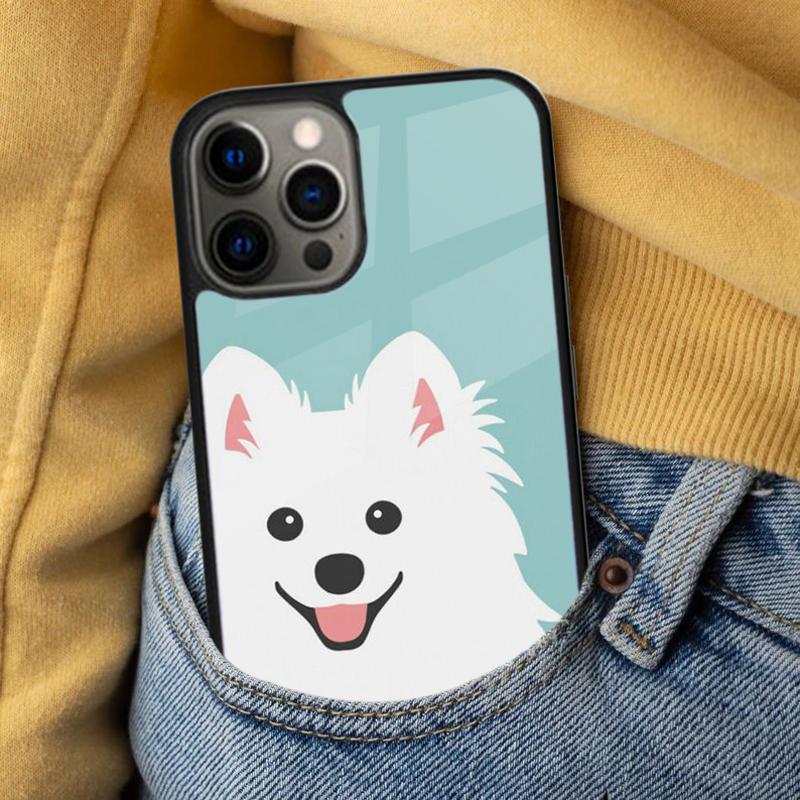 Japanese Spitz Dog Soft Phone Case for iPhone 17 Air 16e Pro max 15 Pro 13 14 Plus 11 12 MagSafe Magnetic Coque