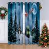 Christmas Window Curtains Decor For Home Bedroom Kitchen Living Room Christmas Ornament Xmas Gifts Navidad Natal New Year