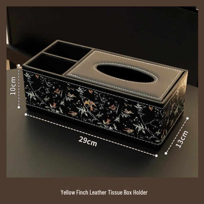 LIEI Tabletop Tissue Box with Remote Holder