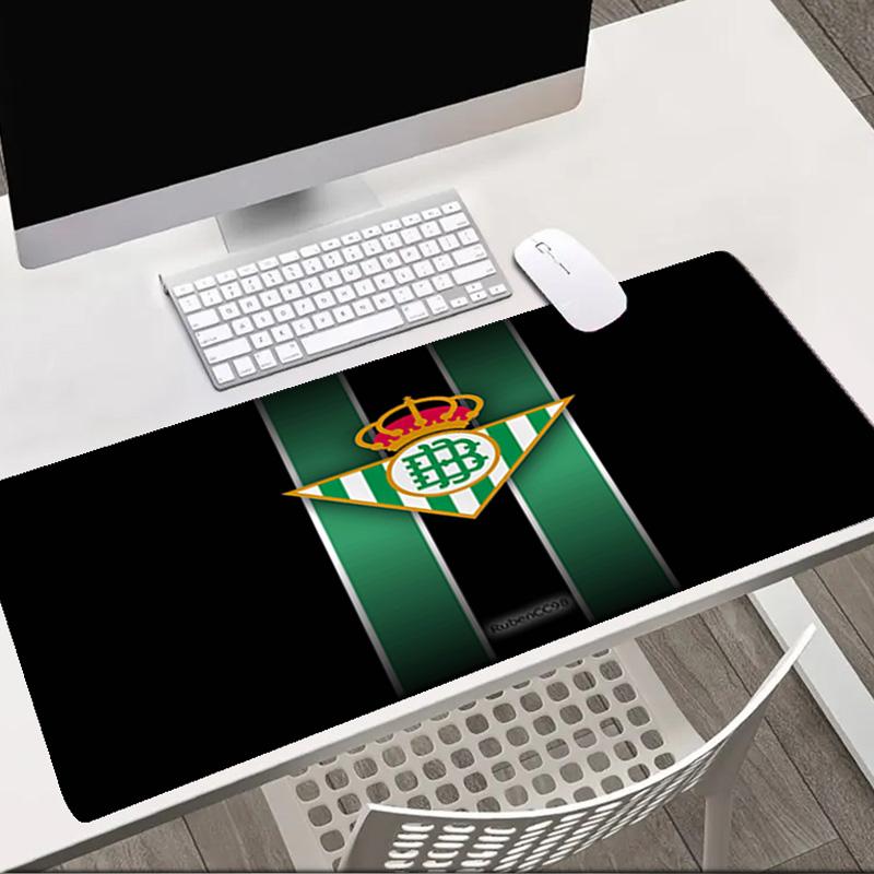 Real Betis Crest Artwork Mouse pad Office Desk Mat, Gaming Mouse Pad Mousepad, keyboard pad,Heavy-Duty Non-Slip Rubber Backing, Gift
