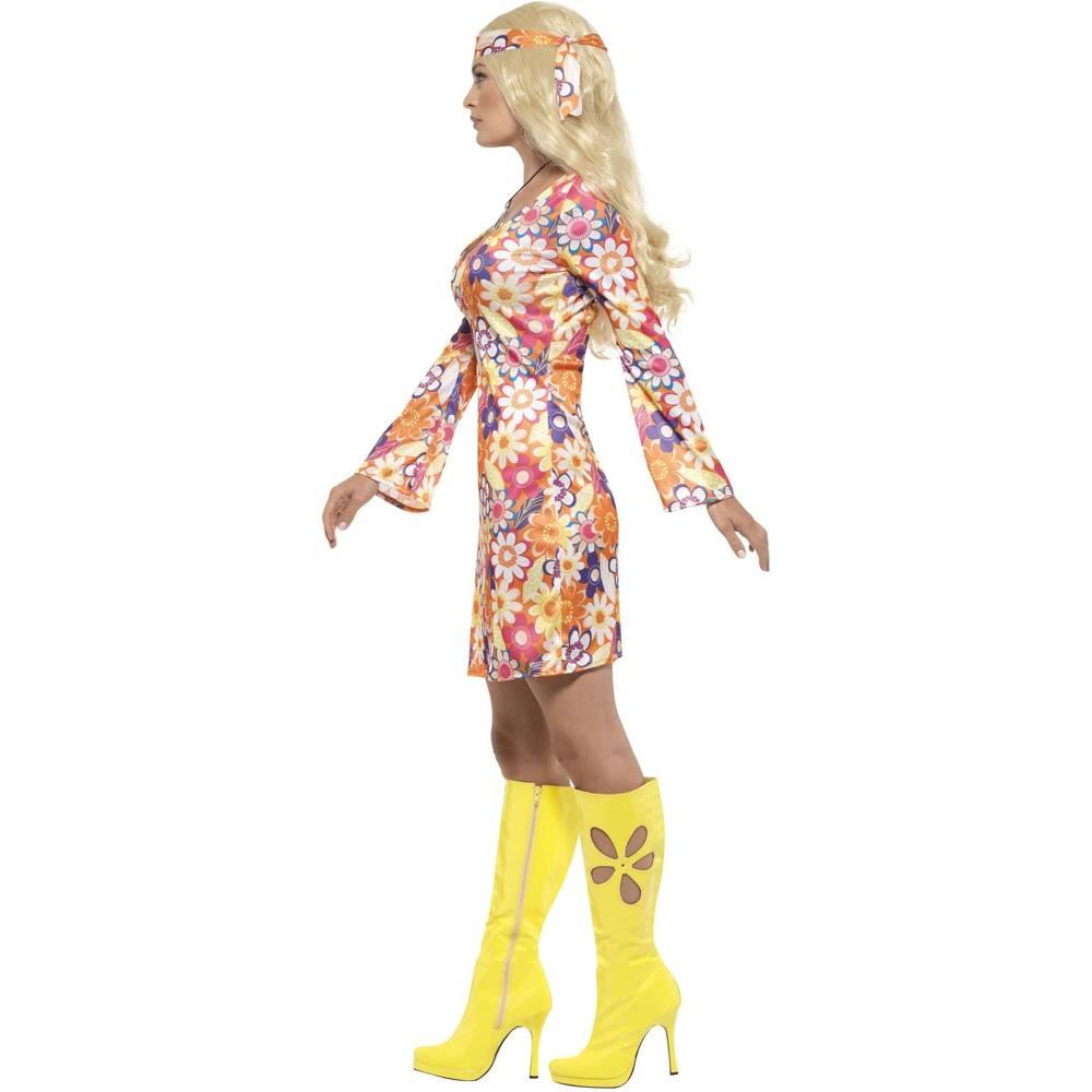 Smiffys Womens/Ladies Hippie Flowers Costume Set