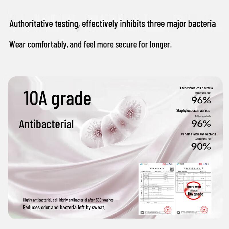 MiiOW Women's Seamless Antibacterial Cotton Briefs