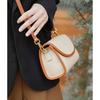 Women's 2025 Net Celebrity Hot Style Small Square Bag Fashion Western Style Contrast Color Niche Style Light Luxury Cowhide Crossbody Bags