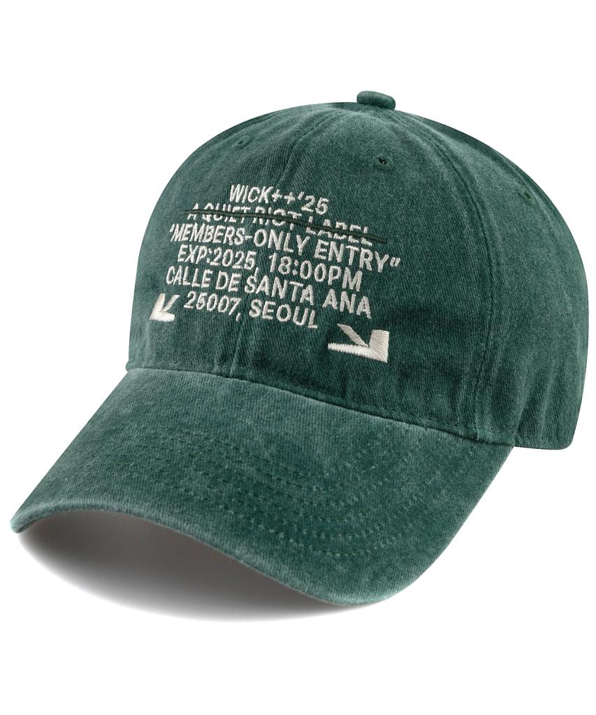 Wig 25007 Seoul Stone Washed Ball Cap