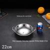 ZISIZ Stainless Steel Alcohol Hot Pot with Lid