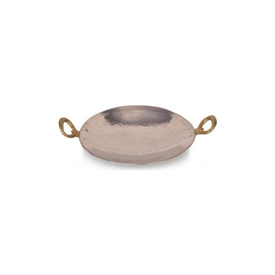 

Медная банкетная жаровня 25 см, кованая вручную, красная