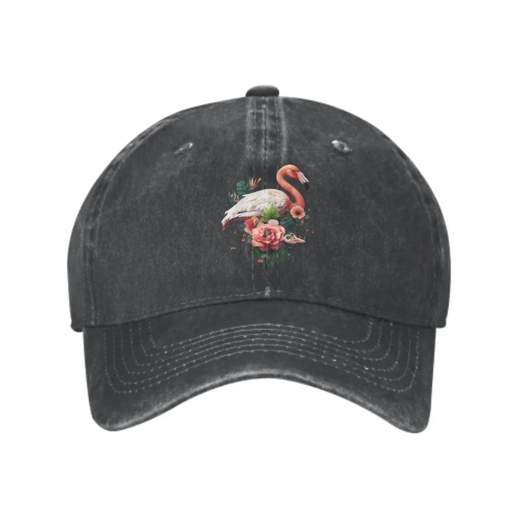 Flamingo Baseball Caps for Unisex WoUnisex Adjustable Fashion Casual Trucker Hats for Outdoor Fishing Activities