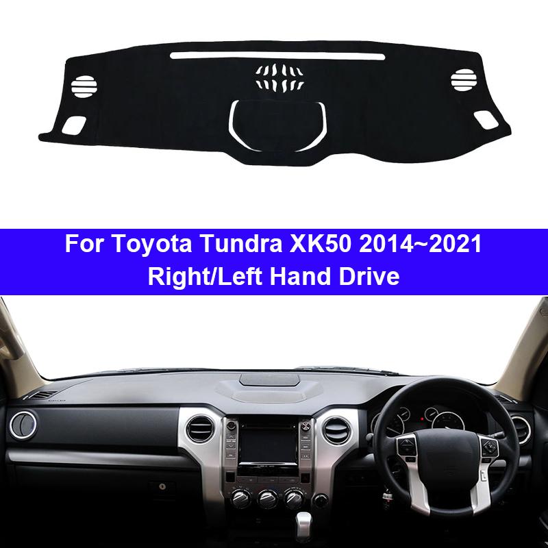 Car Dashboard Cover For Toyota Tundra XK50 2014 - 2026 Facelift 2015 Protector Carpet Dashmat Sun-shade Accessories 2020 2019