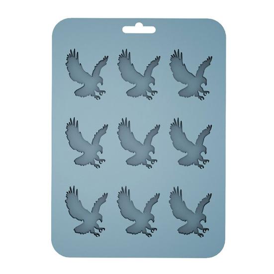 Silicone Eagle Ice Tray 9-Cavity Easy Release Chocolate Biscuit Mold DIY Creative Animal Shape Ice Cube Maker for Kitchen Baking