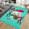 Band Cartoon Style Carpet Design Suitable As a Non-slip Mat for the Living Room or Bedroom Sofa