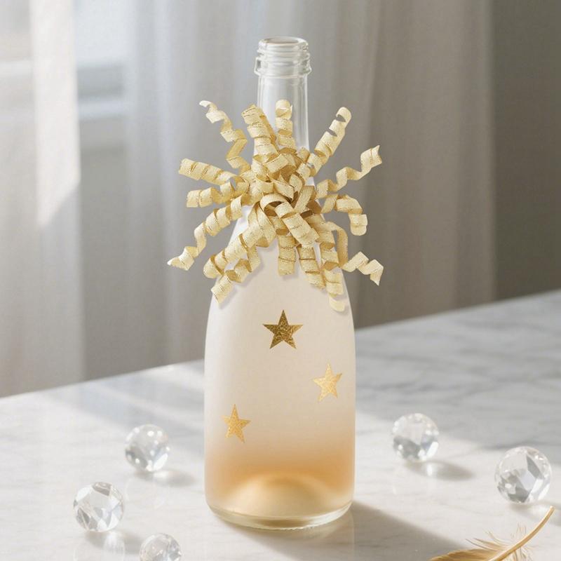 8pcs Self-adhesive Bow Roll Flower Gift Box Packaging Ribbon Holiday Decoration