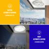 LED Solar Ceiling Light Remote Dimming with Motion Sensor IP65 Waterproof Suitable for Outdoor/Indoor Lighting Balcony