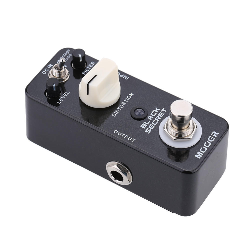 Педаль эффектов для электрогитары Mooer Black Secret Micro Mini Distortion True Bypass — фото 7