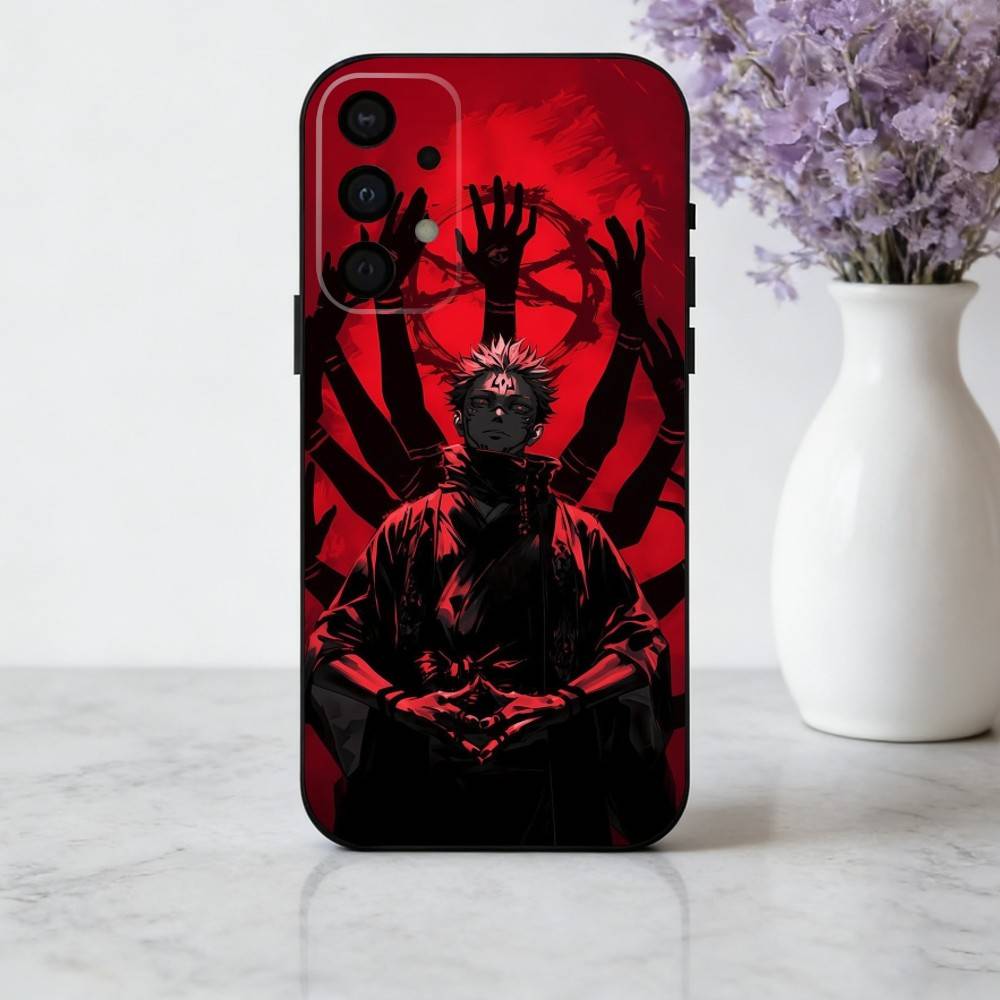 R-Ryomen S-Sukuna J-J-Jujutsu K-Kaisen-N Phone Case For Samsung Galaxy A73,A72,A71,A70,A53,A52,A51,Soft Silicone Black Cover