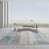 Wabi-Sabi Loop Pile Carpet: Non-Slip Floor Mat for Living Room, Light Luxury Coffee Table, and Bedroom Decor