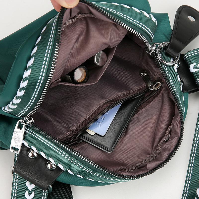 Women's Shoulder Bag Solid Color Crossbody Bag Water-Repellent Oxford Bag