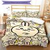 3pcs Usagi Bedding Set Duvet Cover Closure Includes 1 Duvet Cover & 2 Pillowcases, Soft and Comfortable for All Seasons.