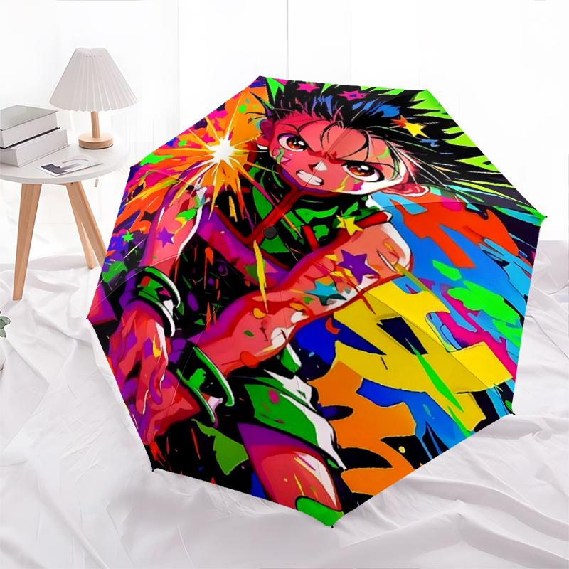 1pc Starlit Adventure Umbrella Automatic Opening & Closing, Foldable Design, Outdoor for Fans, Travelers, Everyday Use - Perfect Gift!C034