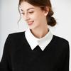 Elegant Lapel Collar Neck Cover Adjustable Turn Down Collar Insert for Women Office Clothing Accessory Neck Decoration