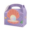 3pcs Holiday Gift Box Mermaid And Seashell Underwater World Party Gift Box Candy Box Summer Handheld Gift Box