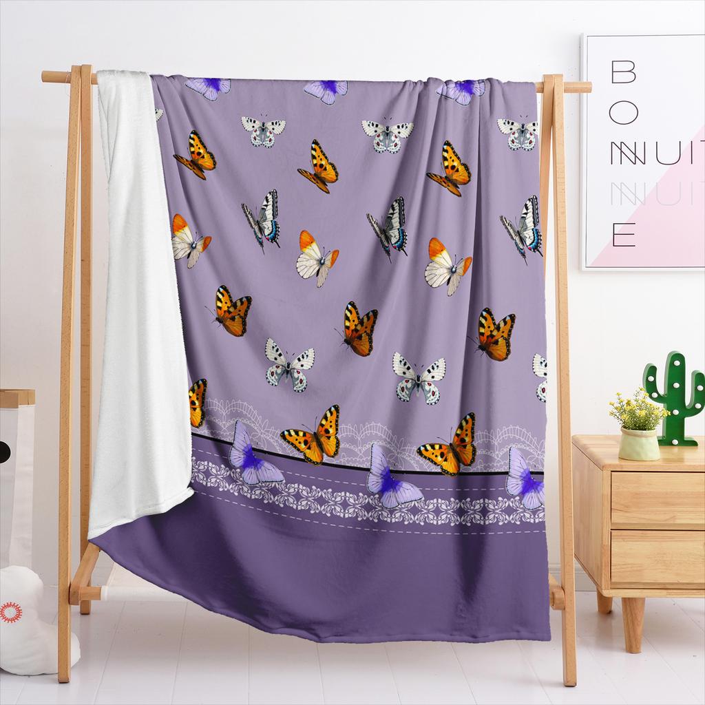 Blanket Flannel Blanket Animal Plant 3D Digital Printing Blanket Blanket