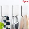 Self Adhesive Wall Hook Bathroom Kitchen Wall Door Hook Stainless Steel Hook Hanger Door Hanger Hook Holder Hat Key Towel Hooks