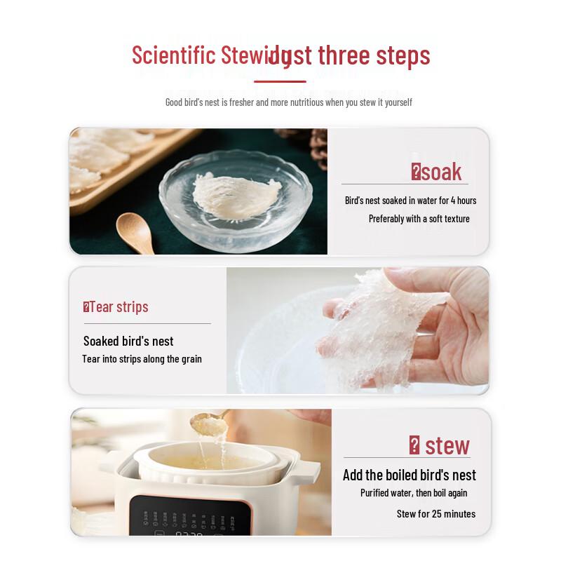 Beijing Tong Ren Tang Gold Label Dichte Tasse Getrocknete Schwalbennest 50g