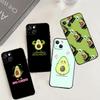 Cute Cartoon Avocado Fitness Case For Samsung Galaxy M31 M32 M12 M52 M21 M15 M55 M56 M36 M16 M06 M13 M33 M53 M14 M34 M54