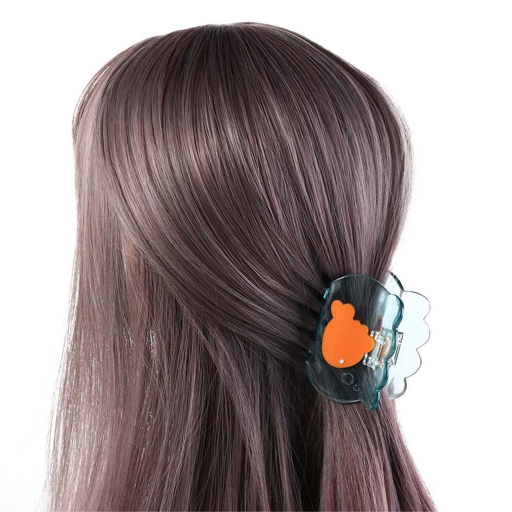 Ocean Animal Acetate Fish Shark Clip Hairpins Animal Hair Clip Goldfish Hair Claw  Wash Face