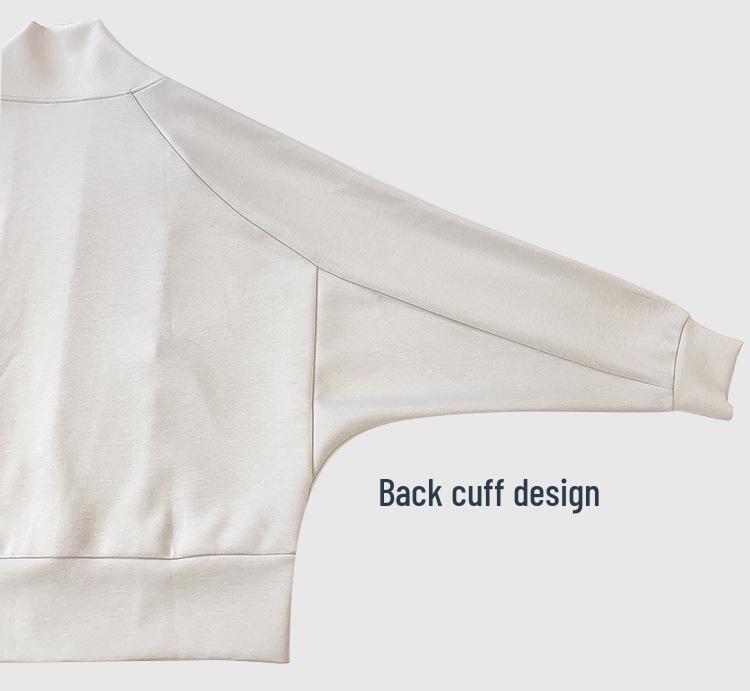 Vielseitiger Fledermausärmel-Schal: Schlankmachender Herbst/Winter-Cardigan für Yoga & Freizeitkleidung