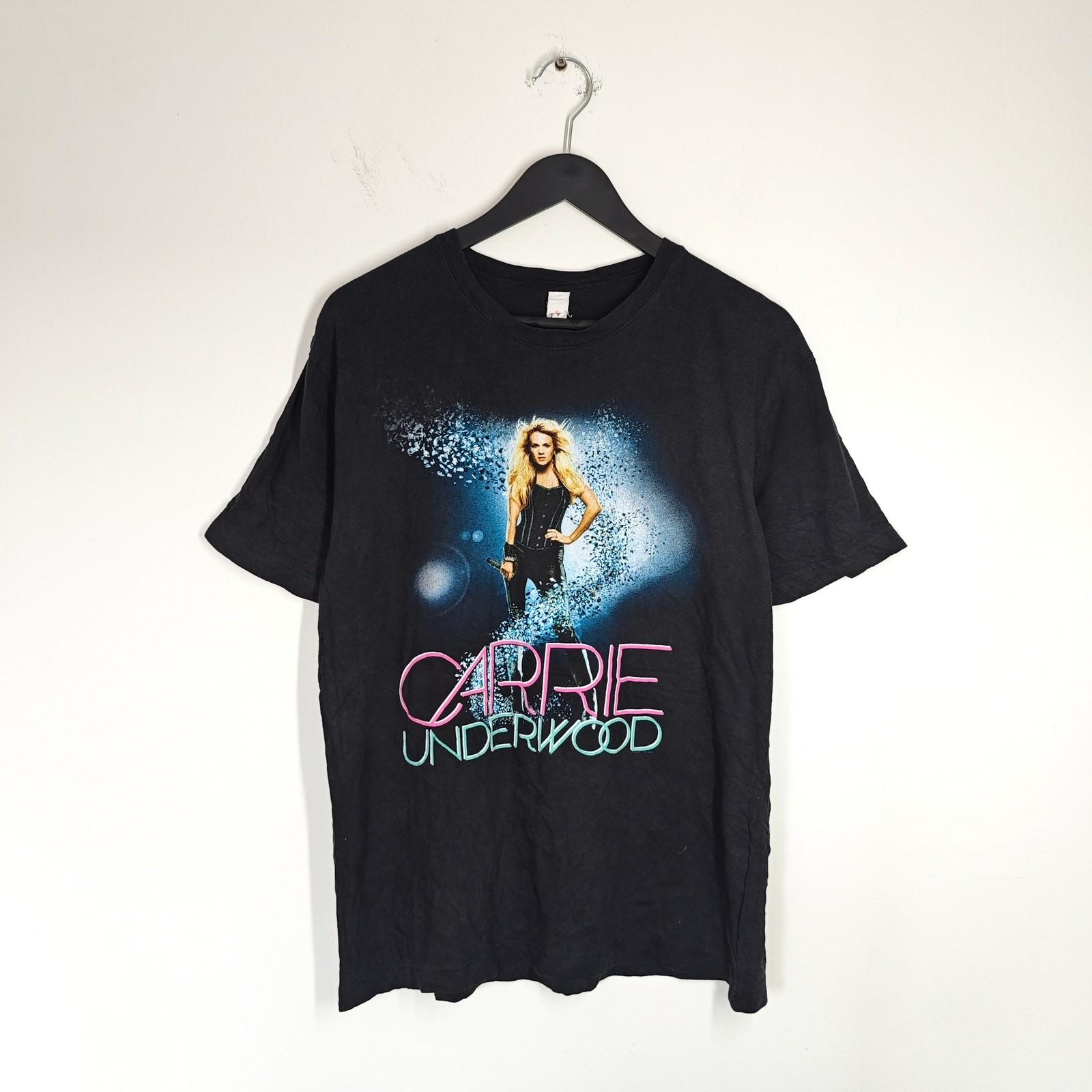 Carrie Underwood T-Shirt Black Mens Medium Double Sided Graphic Tour Band Tee XXXXL