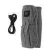 Gray Heated Back Wrap 3 Temperature Settings Waist Heating Pad Portable Heating Pad  Pain Relief