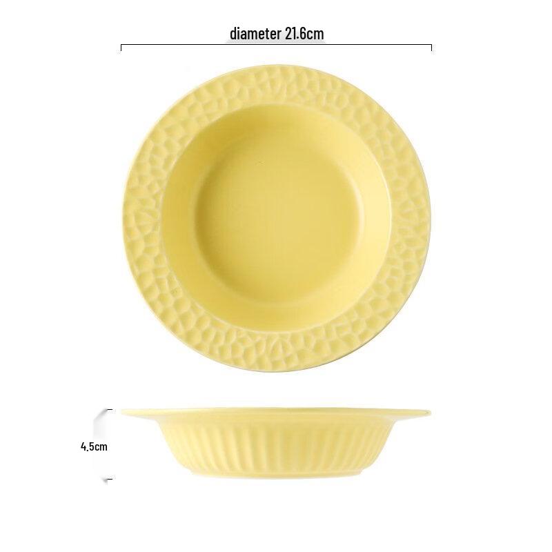 Abay Ceramic Hammered Handle Versatile Bowl