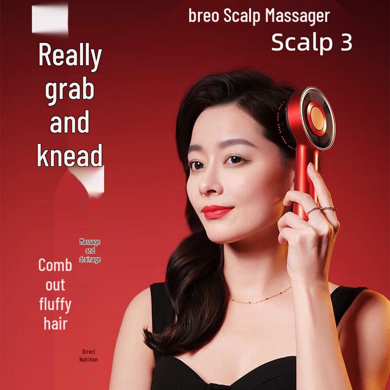 Breo Scalp 3 Red Light Hair Care Massager Comb