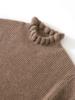 Autumn Winter Cashmere Knit Base Layer - Women's Soft & Comfortable Solid Color Fashion Top