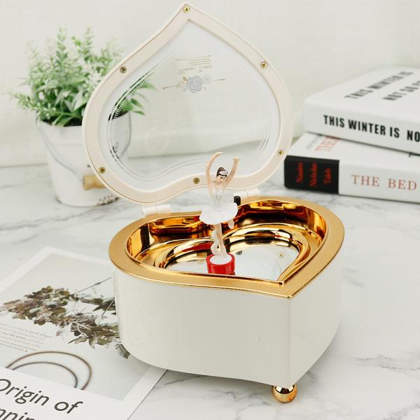 1Pc Company Employee Benefits Dancing Girl Music Box, Kindergarten School Student Gift Music Box