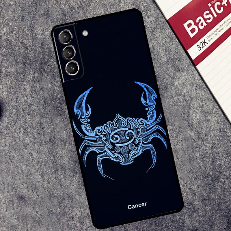 Zodiac Sign Case For Samsung Galaxy S24 S23 S22 S21 Plus Ultra Note 20 S9 S10 Note 10 S20 S21 FE Cover
