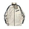 Men's Stand-up Collar White Jacket Spring and Autumn Casual Jacket Korean Version Trendy Men's Clothing