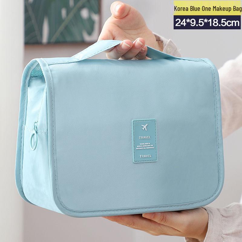 2023 Travel Hook Wash Bag with Wet/Dry Separation and Large Capacity Makeup Storage