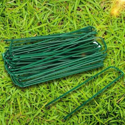 10pcs Landscape for Staples U-Type Ground Nail Turf for Staples for Artificial Grass Rust Proof So Dropship