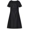 Elegant Square Neck Mid-Length Dress