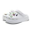Crocs Crush Clog Tianhu Mahjong Pure Suits EVA Jinling Trend Creative Accessories Pendant Fashionable and Versatile Clogs Unisex White