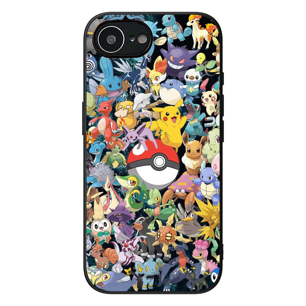 Umbreon P-Pikachus Espeon P-Pokemons Phone Case for Apple iPhone 12 13 Mini XS 11 Pro Max 7 8 Plus + XR 8+ X SE 2020 SE3 Cover