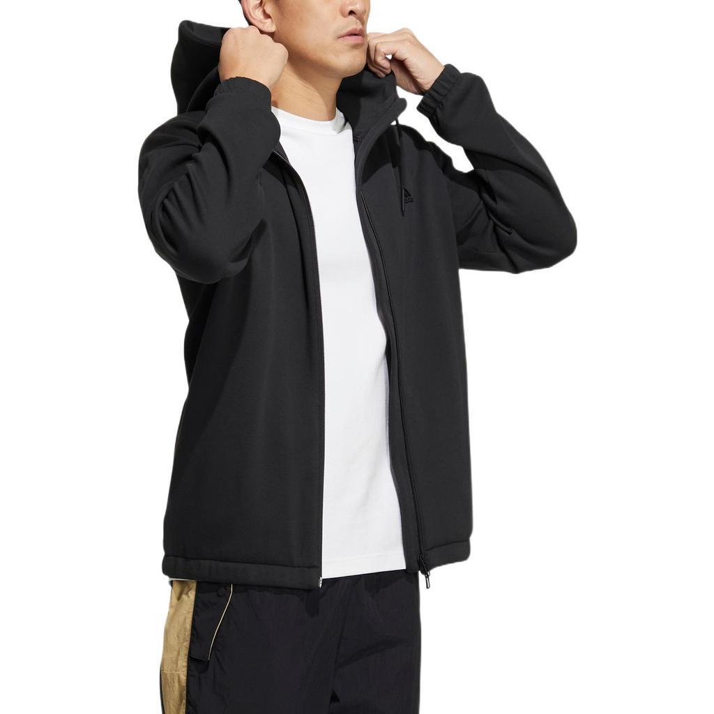 adidas Jackets Men's Black Hooded Moderate Other HP1426