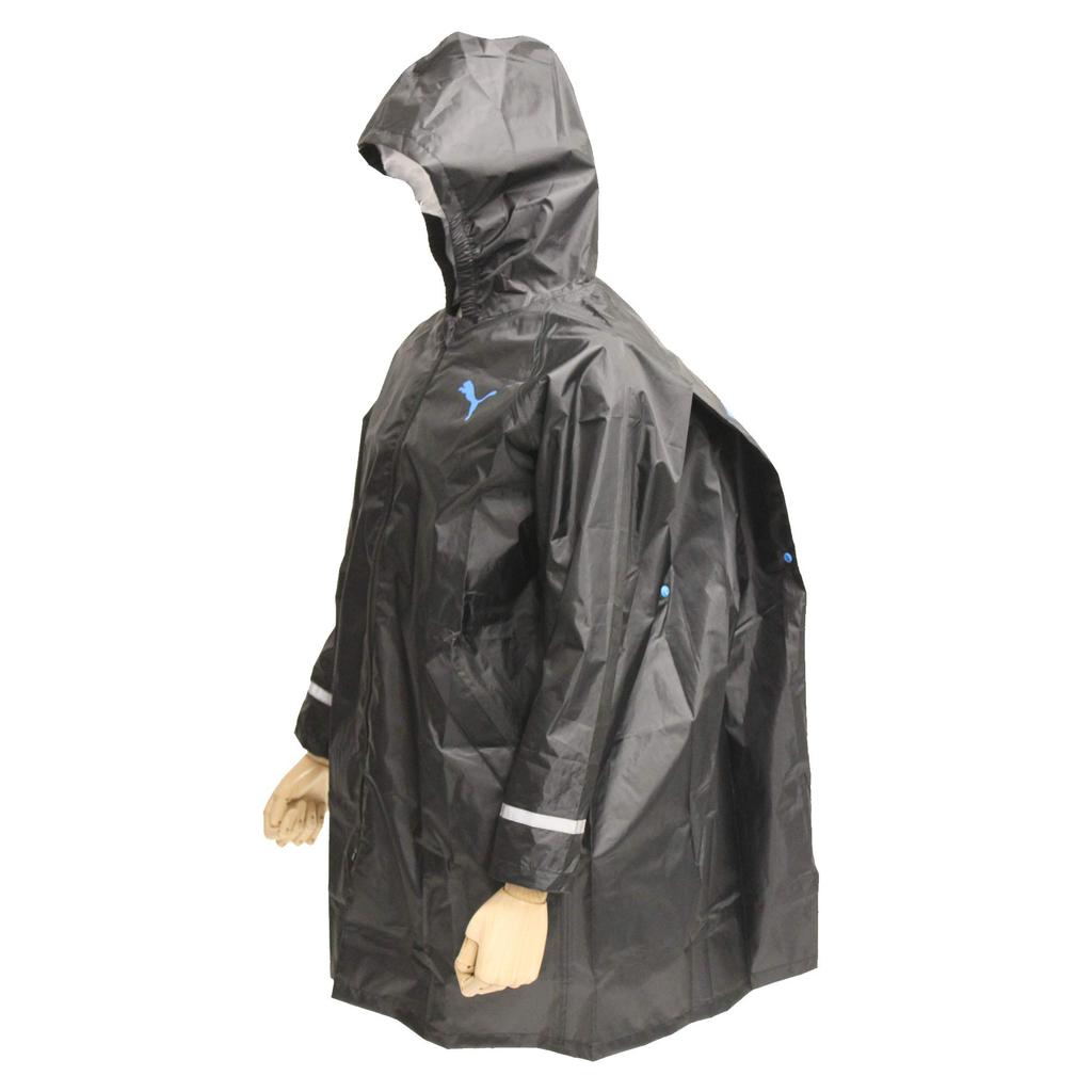 Puma Raincoat Black Back Logo Print 130 Backpack Schoolbag Coat PBS29RA13 &